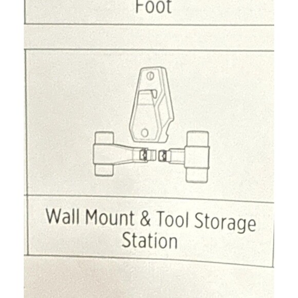 Bissell Pet Slim Vacuum Wall Mount Tool Holder Crevice Duster Turbo Eraser Tools - Picture 7 of 8
